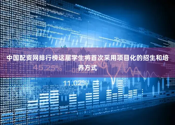 中国配资网排行榜这届学生将首次采用项目化的招生和培养方式