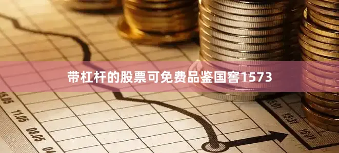 带杠杆的股票可免费品鉴国窖1573